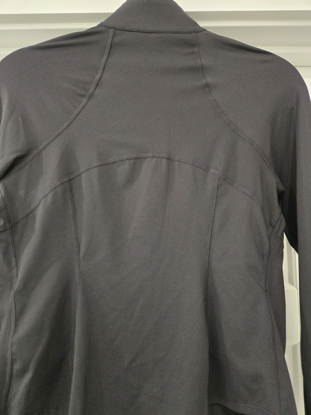 Halara Women’s Black Zip Up Active Jacket Long Sleeve Athletic Top Size Medium - Picture 4 of 6
